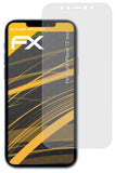 Panzerfolie atFoliX kompatibel mit Apple iPhone 12 mini, entspiegelnde und stoßdämpfende FX (3X)