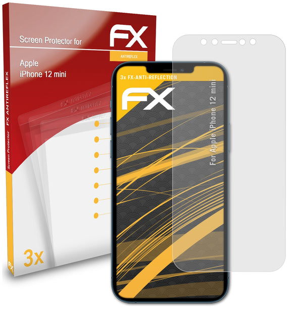 atFoliX FX-Antireflex Displayschutzfolie für Apple iPhone 12 mini