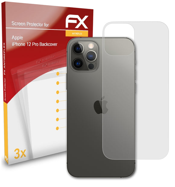 atFoliX FX-Antireflex Displayschutzfolie für Apple iPhone 12 Pro (Backcover)