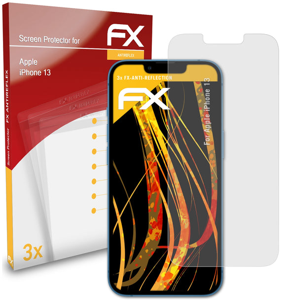 atFoliX FX-Antireflex Displayschutzfolie für Apple iPhone 13