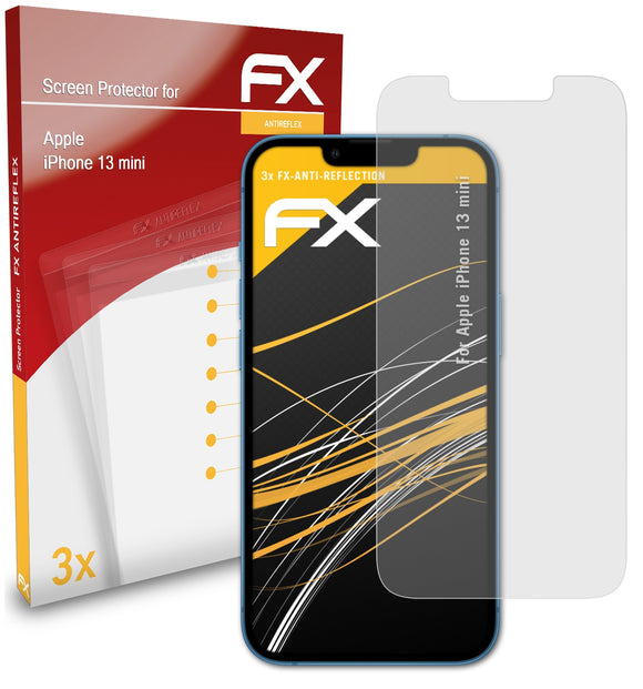 atFoliX FX-Antireflex Displayschutzfolie für Apple iPhone 13 mini