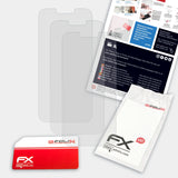 Lieferumfang von Apple iPhone 13 Pro Max FX-Antireflex Displayschutzfolie, Montage Zubehör inklusive