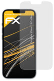 Panzerfolie atFoliX kompatibel mit Apple iPhone 13 Pro Max, entspiegelnde und stoßdämpfende FX (3X)