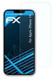 Schutzfolie atFoliX kompatibel mit Apple iPhone 14, ultraklare FX (3X)
