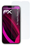 Glasfolie atFoliX kompatibel mit Apple iPhone 14, 9H Hybrid-Glass FX