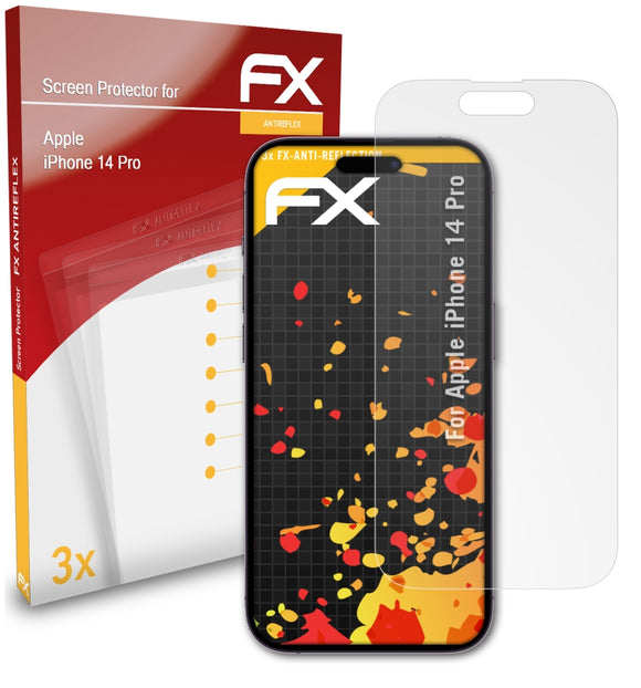 atFoliX FX-Antireflex Displayschutzfolie für Apple iPhone 14 Pro