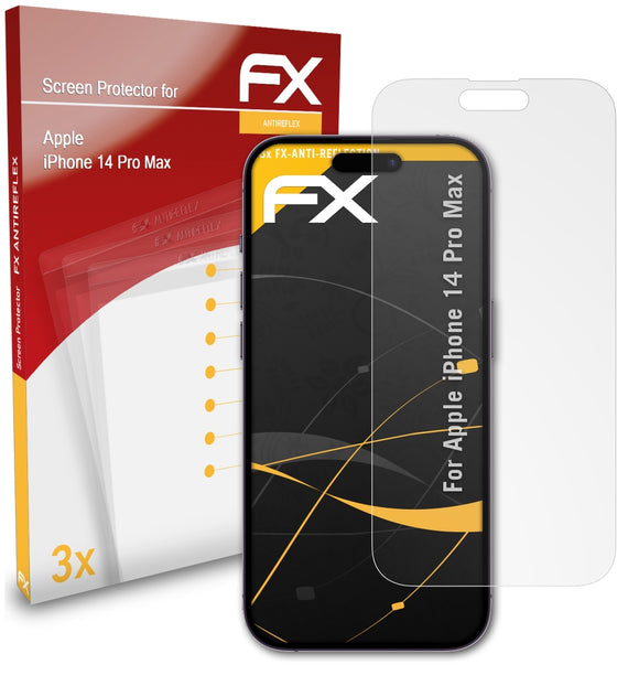 atFoliX FX-Antireflex Displayschutzfolie für Apple iPhone 14 Pro Max
