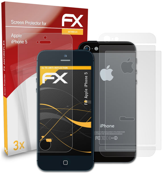 atFoliX FX-Antireflex Displayschutzfolie für Apple iPhone 5