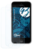 Schutzfolie Bruni kompatibel mit Apple iPhone 5C, glasklare (2X)