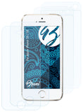 Schutzfolie Bruni kompatibel mit Apple iPhone 5S / SE, glasklare (2er Set)