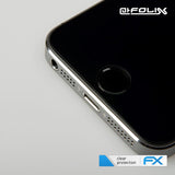 Schutzfolie atFoliX kompatibel mit Apple iPhone 5S / SE, ultraklare FX (3er Set)