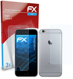 atFoliX FX-Clear Schutzfolie für Apple iPhone 6