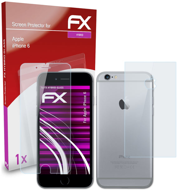 atFoliX FX-Hybrid-Glass Panzerglasfolie für Apple iPhone 6