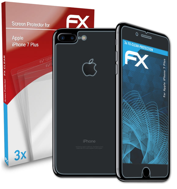 atFoliX FX-Clear Schutzfolie für Apple iPhone 7 Plus
