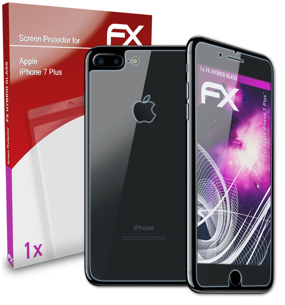 atFoliX FX-Hybrid-Glass Panzerglasfolie für Apple iPhone 7 Plus