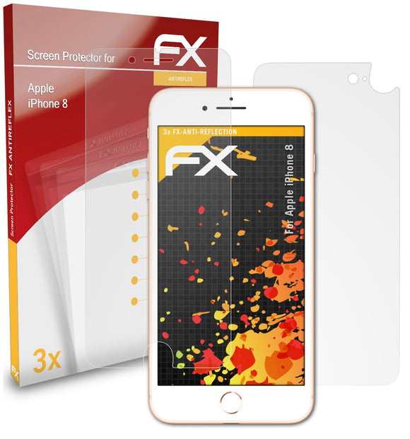 atFoliX FX-Antireflex Displayschutzfolie für Apple iPhone 8