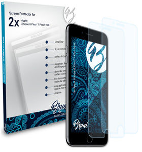 Bruni Basics-Clear Displayschutzfolie für Apple iPhone 8 Plus / 7 Plus (Front)