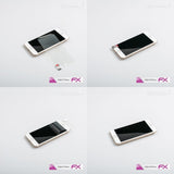 Glasfolie atFoliX kompatibel mit Apple iPhone 8 Plus / 7 Plus Front, 9H Hybrid-Glass FX