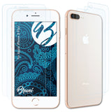 Schutzfolie Bruni kompatibel mit Apple iPhone 8 Plus, glasklare (2er Set)