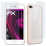 Glasfolie atFoliX kompatibel mit Apple iPhone 8 Plus, 9H Hybrid-Glass FX (1er Set)
