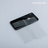 Schutzfolie Bruni kompatibel mit Apple iPhone X, glasklare (2er Set)