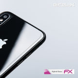 Glasfolie atFoliX kompatibel mit Apple iPhone X, 9H Hybrid-Glass FX (1er Set)