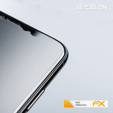 Panzerfolie atFoliX kompatibel mit Apple iPhone X Front, entspiegelnde und stoßdämpfende FX (3X)