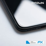 Schutzfolie atFoliX kompatibel mit Apple iPhone X Front, ultraklare FX (3X)