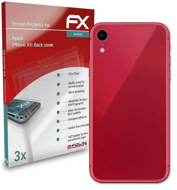 atFoliX FX-ActiFleX Displayschutzfolie für Apple iPhone XR (Back cover)