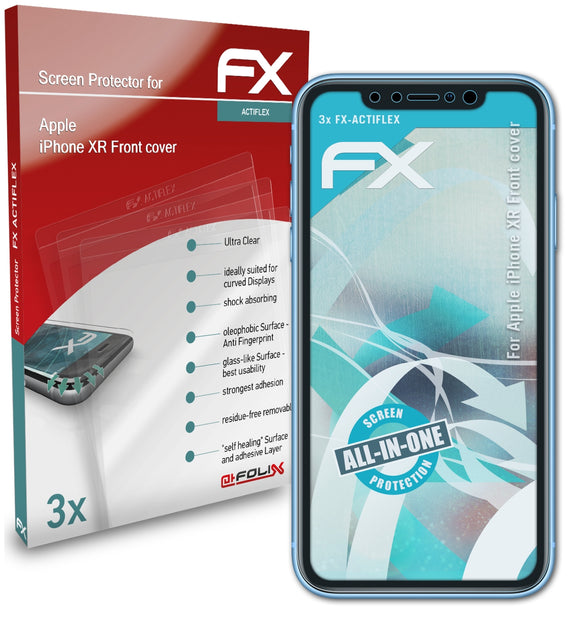 atFoliX FX-ActiFleX Displayschutzfolie für Apple iPhone XR (Front cover)
