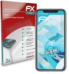 atFoliX FX-ActiFleX Displayschutzfolie für Apple iPhone XS Max (Front cover)