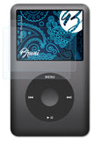 Schutzfolie Bruni kompatibel mit Apple iPod classic, glasklare (2X)