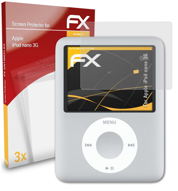 atFoliX FX-Antireflex Displayschutzfolie für Apple iPod nano 3G