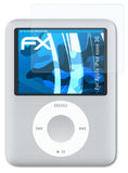 Schutzfolie atFoliX kompatibel mit Apple iPod nano 3G, ultraklare FX (3X)