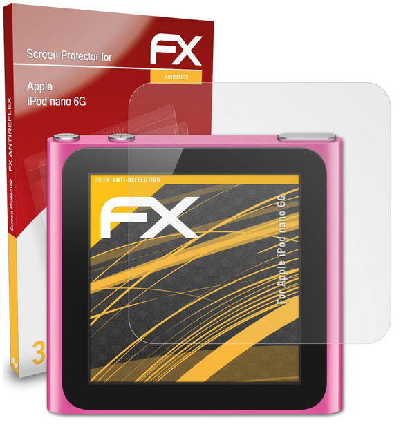 atFoliX FX-Antireflex Displayschutzfolie für Apple iPod nano 6G