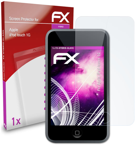 atFoliX FX-Hybrid-Glass Panzerglasfolie für Apple iPod touch 1G