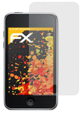 Panzerfolie atFoliX kompatibel mit Apple iPod touch 2G, entspiegelnde und stoßdämpfende FX (3X)