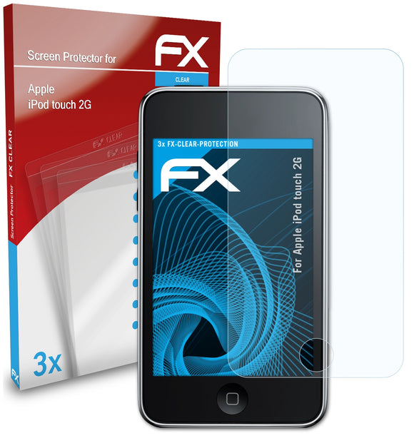 atFoliX FX-Clear Schutzfolie für Apple iPod touch 2G