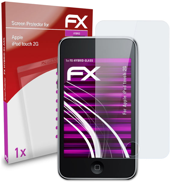 atFoliX FX-Hybrid-Glass Panzerglasfolie für Apple iPod touch 2G