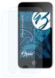 Schutzfolie Bruni kompatibel mit Apple iPod touch 4G, glasklare (2X)