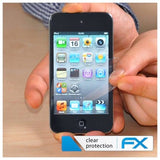 Schutzfolie atFoliX kompatibel mit Apple iPod touch 4G, ultraklare FX (3X)