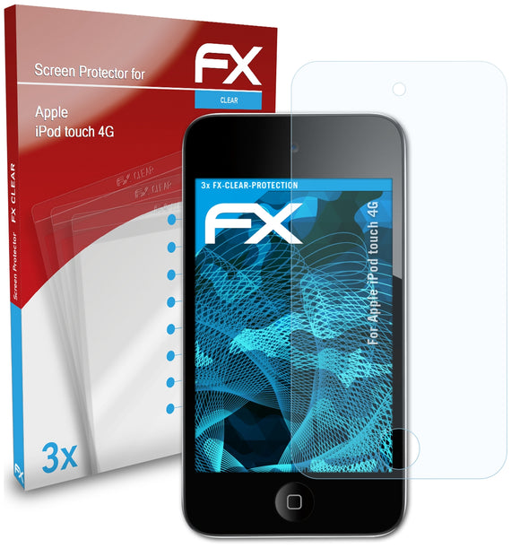 atFoliX FX-Clear Schutzfolie für Apple iPod touch 4G