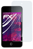 Glasfolie atFoliX kompatibel mit Apple iPod touch 4G, 9H Hybrid-Glass FX