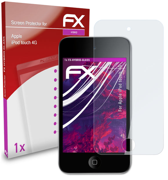 atFoliX FX-Hybrid-Glass Panzerglasfolie für Apple iPod touch 4G