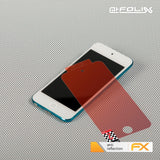 Panzerfolie atFoliX kompatibel mit Apple iPod touch 5G, entspiegelnde und stoßdämpfende FX (3X)