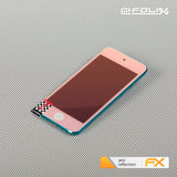 Panzerfolie atFoliX kompatibel mit Apple iPod touch 5G, entspiegelnde und stoßdämpfende FX (3X)
