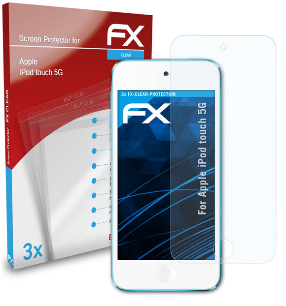 atFoliX FX-Clear Schutzfolie für Apple iPod touch 5G