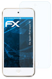 Schutzfolie atFoliX kompatibel mit Apple iPod touch 7G, ultraklare FX (3X)