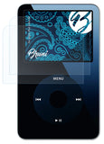 Schutzfolie Bruni kompatibel mit Apple iPod video 5G, glasklare (2X)