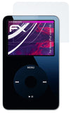 Glasfolie atFoliX kompatibel mit Apple iPod video 5G, 9H Hybrid-Glass FX